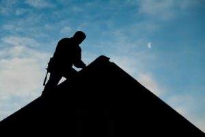 roofer working on roof